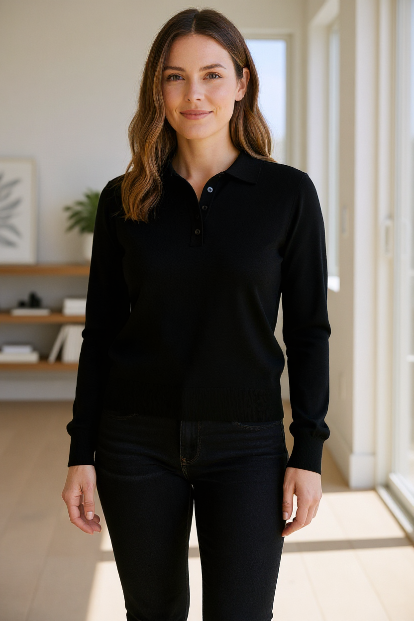 Henley polo - Moliva